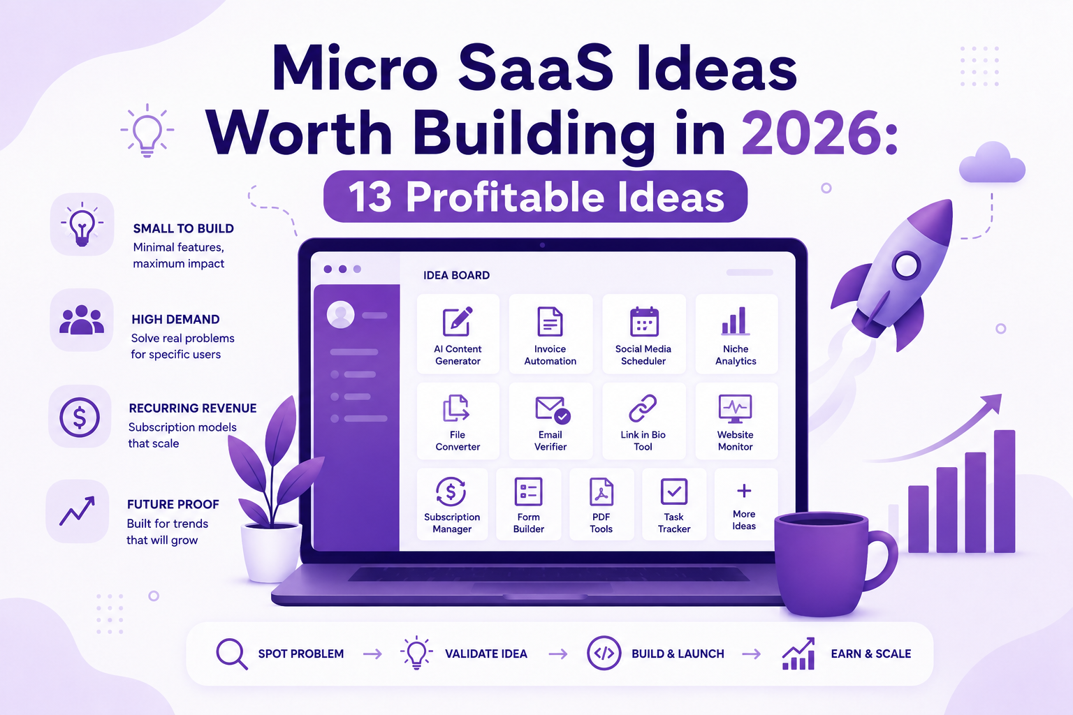 Micro SaaS Ideas Worth Building in 2026: 13 Profitable Ideas